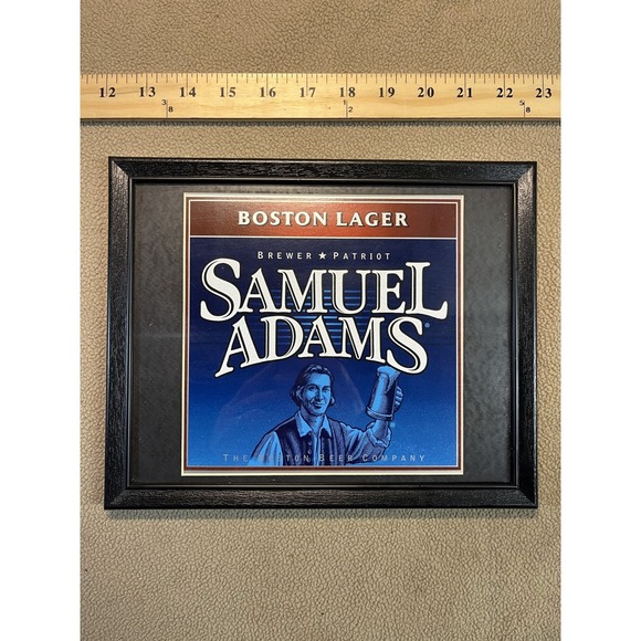 Samuel Adams Other - Samuel Adams Boston Lager‎ Framed Beer Advertisement Art Print